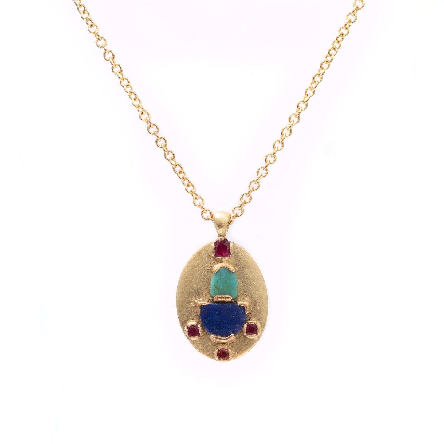 Tara oval pendant