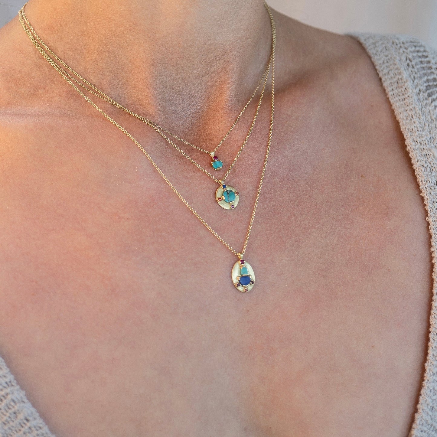 Tara shield pendant