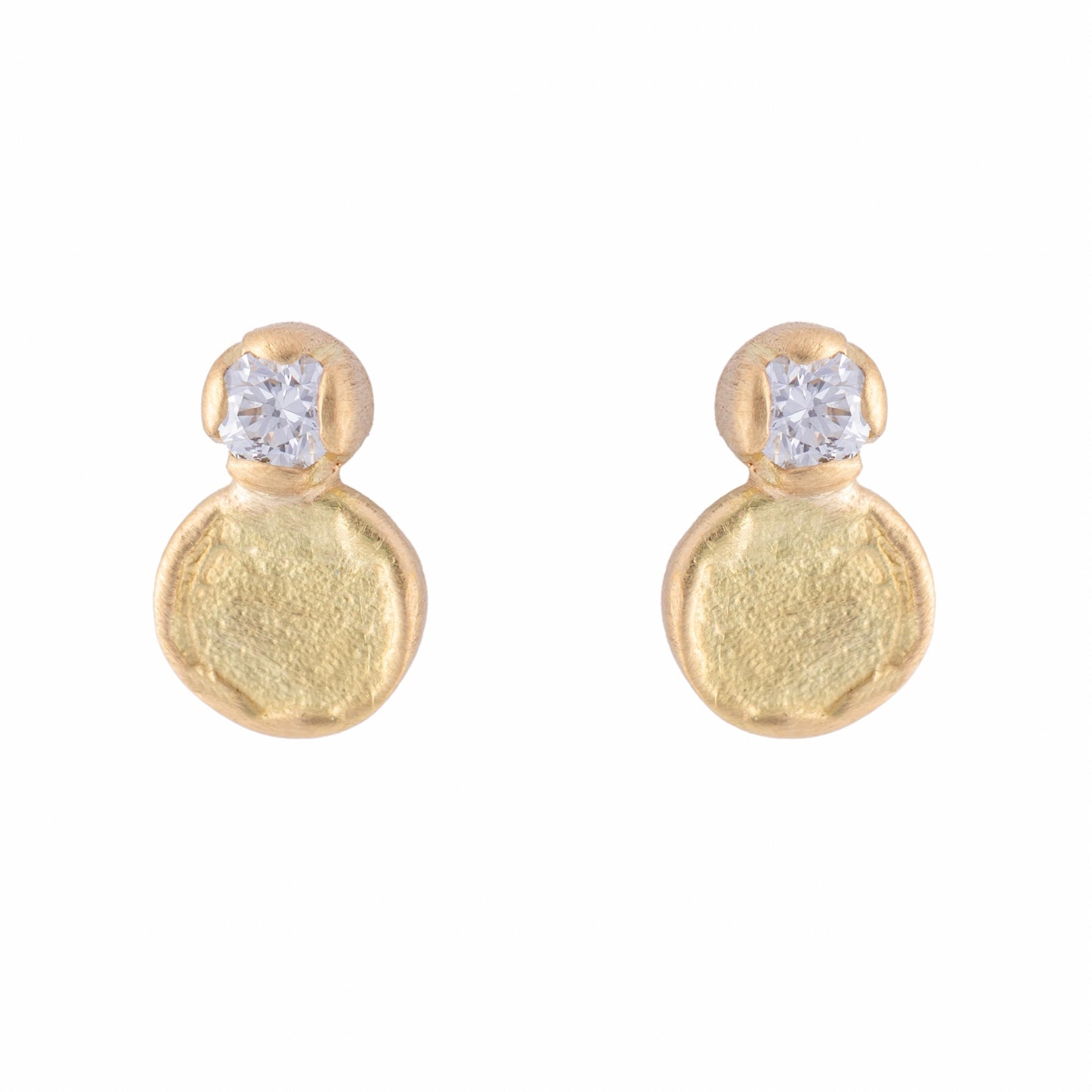Esme Diamond Disc Studs