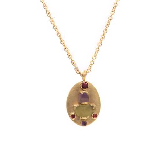 Azita oval pendant