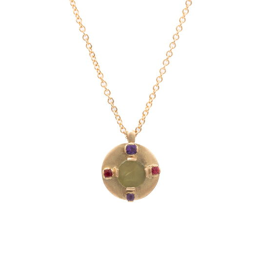 Azita shield pendant