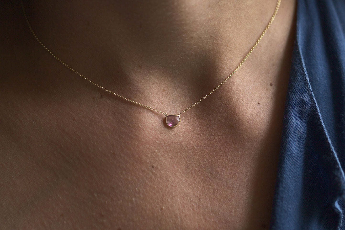 Pink Sapphire Parisa Necklace
