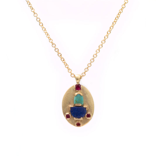 Tara oval pendant