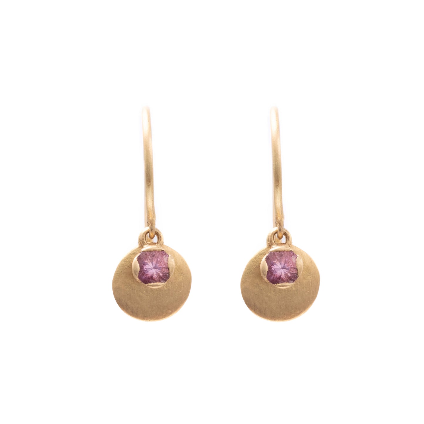Peach Sapphire Parisa Earrings