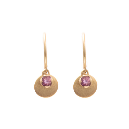 Peach Sapphire Parisa Earrings